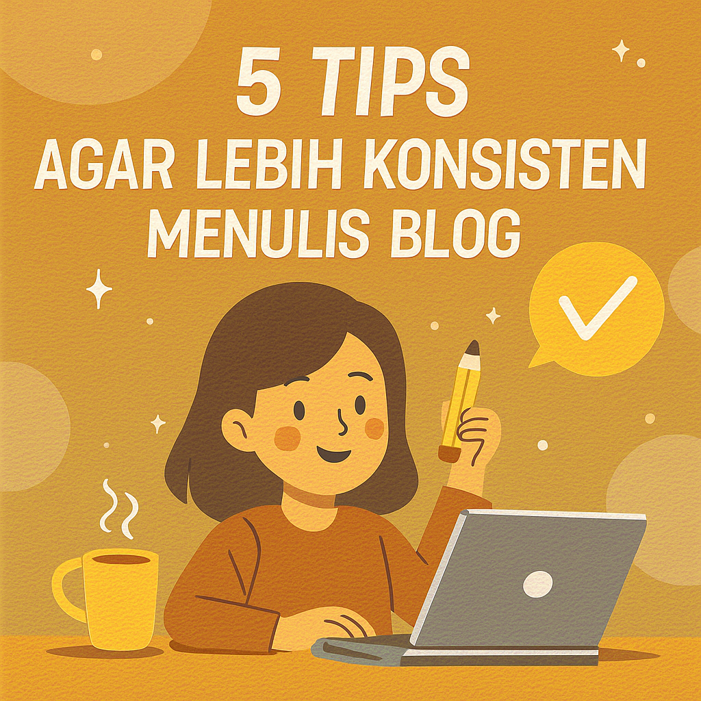 5 Tips Agar Lebih Konsisten Menulis Blog