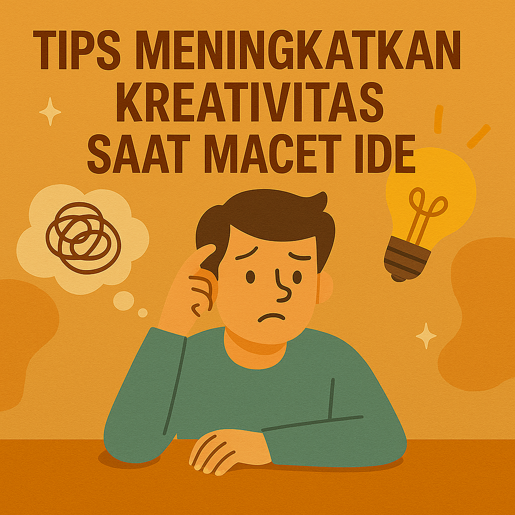 Tips Meningkatkan Kreativitas Saat Macet Ide