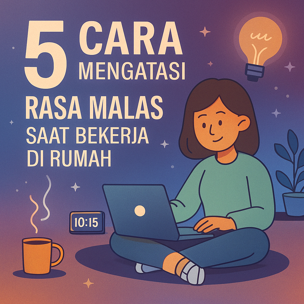 5 Cara Mengatasi Rasa Malas Saat Bekerja di Rumah