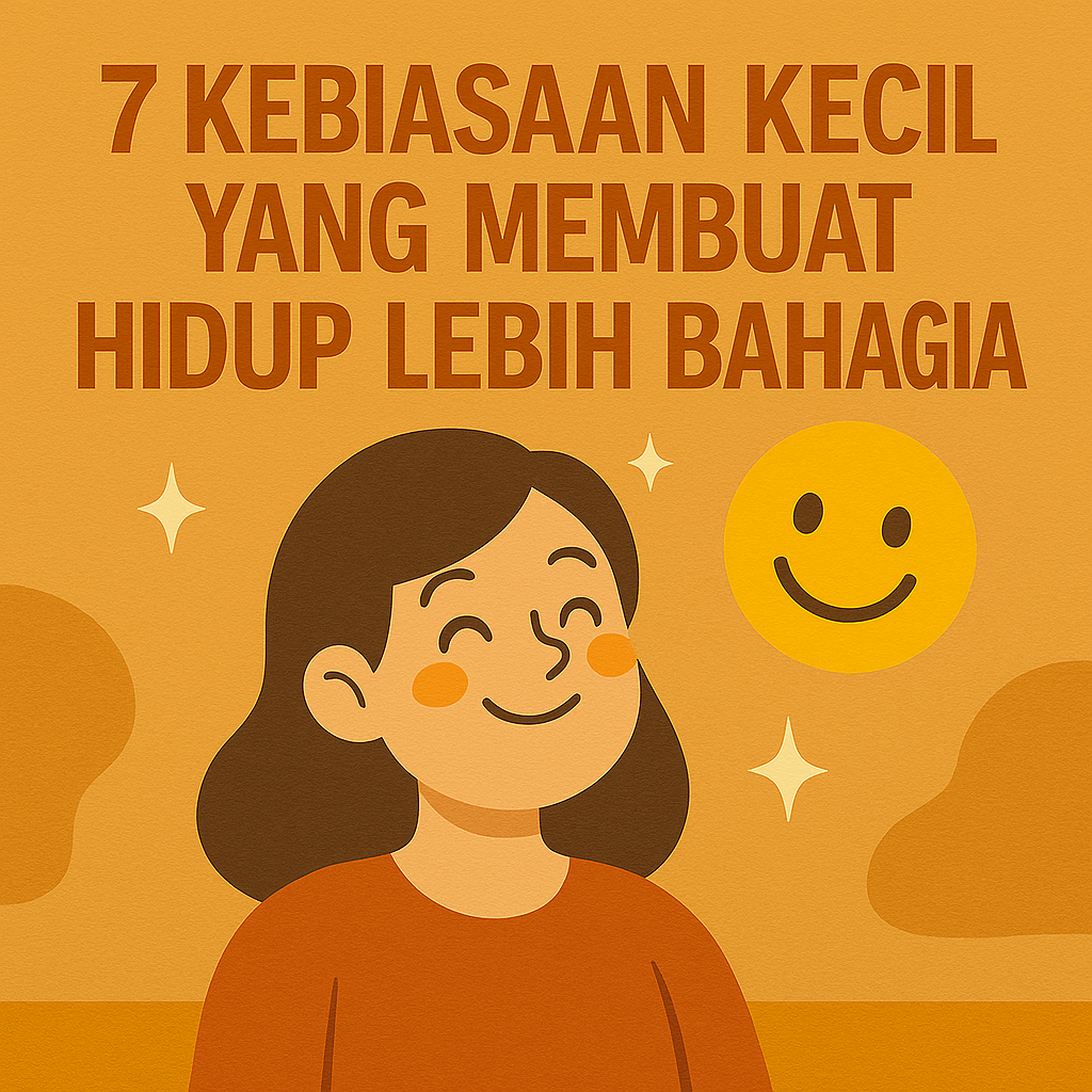 7 Kebiasaan Kecil yang Membuat Hidup Lebih Bahagia