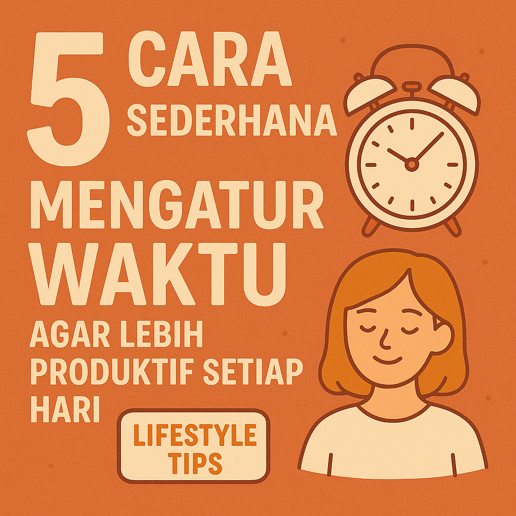 5 Cara Sederhana Mengatur Waktu Agar Lebih Produktif Setiap Hari