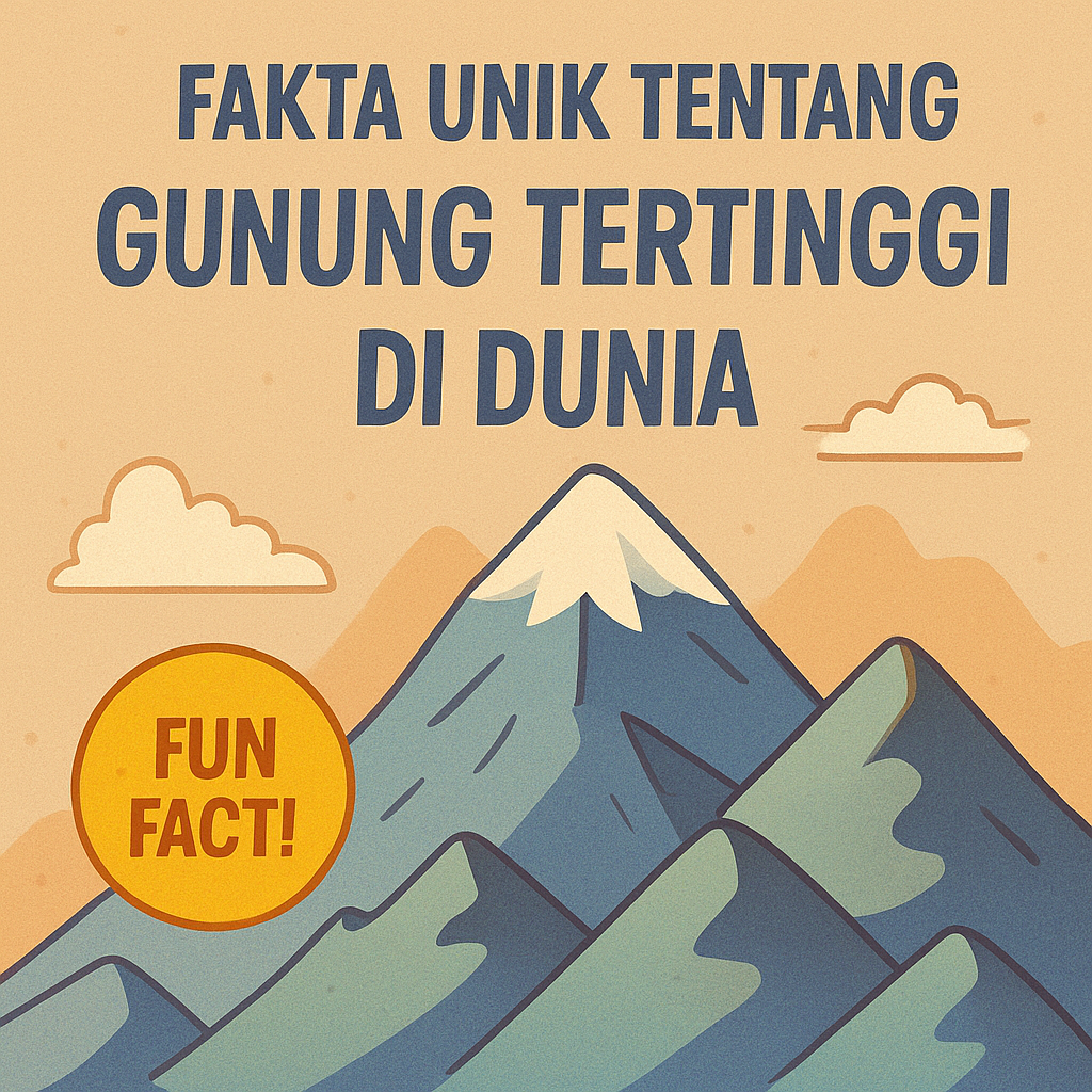 Fakta Unik Tentang Gunung Tertinggi di Dunia